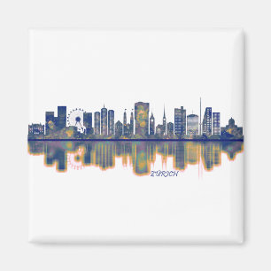 Zurich Skyline Magneet