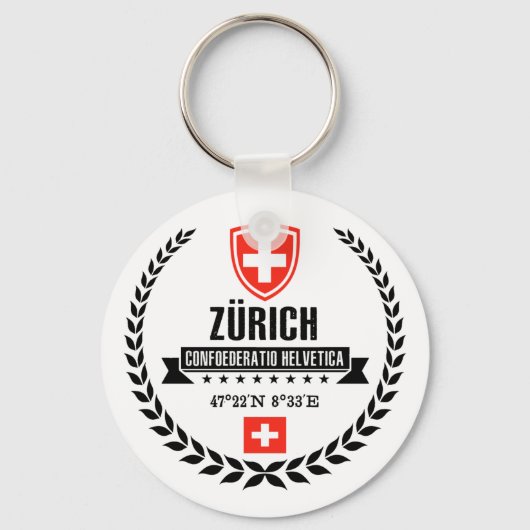Zürich Sleutelhanger (Voorkant)