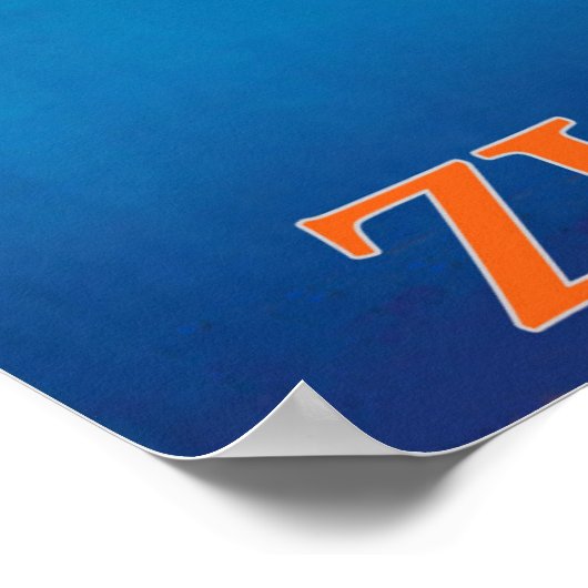 Zürich, stad Zwitserland, uitzicht van de waaktore Poster (Hoek)