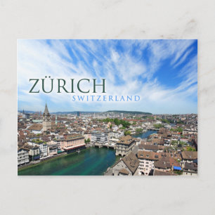 zurich switzerland briefkaart
