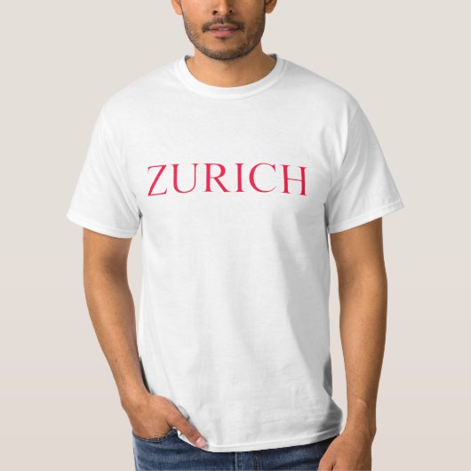 Zurich T-Shirt (Voorkant)