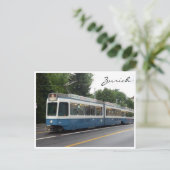 zürich tram briefkaart (Staand voorkant)