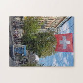 Zurich Tram Zwitserland Jigzaag Puzzle Legpuzzel (Horizontaal)