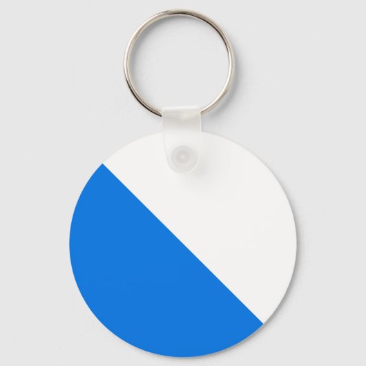 Zürich, vlag van Zwitserland Sleutelhanger (Voorkant)