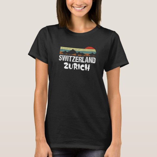Zürich Zwitserland 5 T-shirt (Voorkant)
