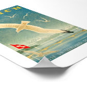 Zürich, Zwitserland, Advert, Seagull,  Poster (Hoek)