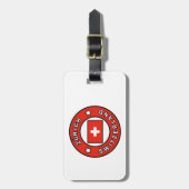 Zürich Zwitserland Bagagelabel (Voorkant verticaal)