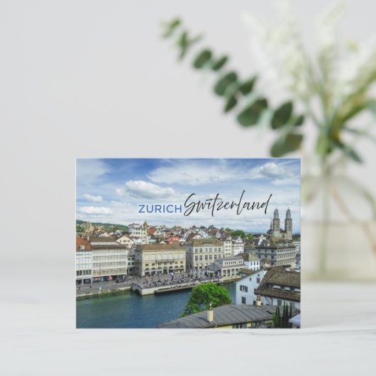 Zürich, Zwitserland Briefkaart (Staand voorkant)
