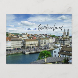 Zürich, Zwitserland Briefkaart