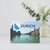 Zürich - Zwitserland Briefkaart (Staand voorkant)