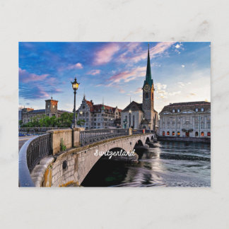 Zürich, Zwitserland Briefkaart