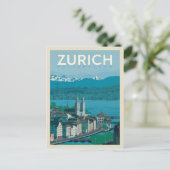Zürich, Zwitserland Briefkaart (Staand voorkant)