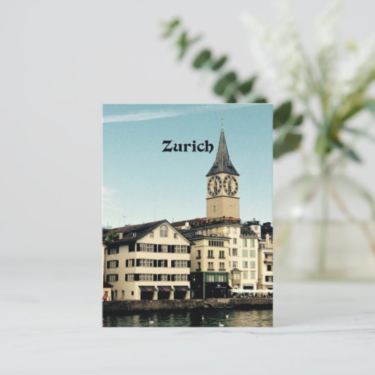 Zurich, Zwitserland Briefkaart (Staand voorkant)