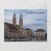 Zürich Zwitserland Briefkaart (Voorkant)