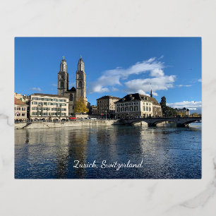 Zürich Zwitserland Briefkaart