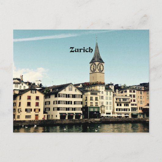 Zürich, Zwitserland Briefkaart (Voorkant)
