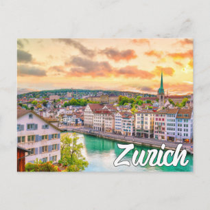 Zurich, Zwitserland Briefkaart