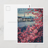 Zurich Zwitserland Briefkaart (Voorkant / Achterkant)
