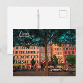 Zürich, Zwitserland Briefkaart (Voorkant / Achterkant)