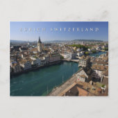 zürich zwitserland cityscape briefkaart (Voorkant)