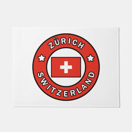 Zürich Zwitserland Deurmat (Voorkant)