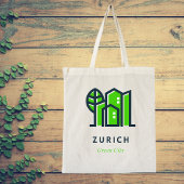 Zürich Zwitserland Duurzame Groene Stad Tote Bag