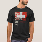 Zürich Zwitserland Europa T-shirt (Voorkant)