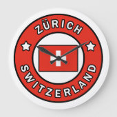 Zürich Zwitserland Grote Klok (Voorkant)