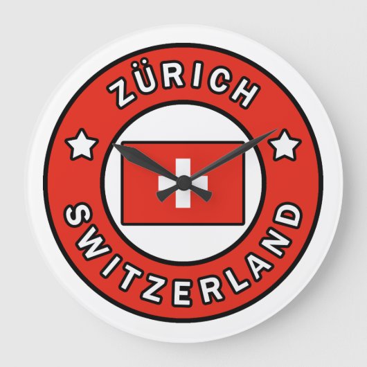 Zürich Zwitserland Grote Klok (Voorkant)