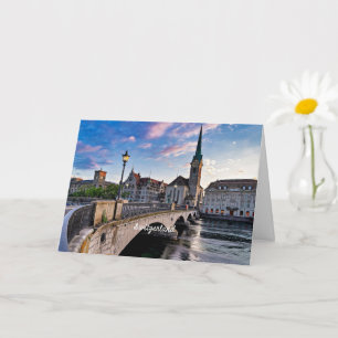 Zurich, Zwitserland Kaart