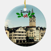 Zürich, Zwitserland Keramisch Ornament (Achterkant)