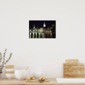 Zürich, Zwitserland Limmat River - Print (Keuken)