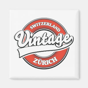 Zürich Zwitserland  logo Magneet