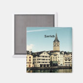 Zürich, Zwitserland Magneet (Voorkant / Achterkant)