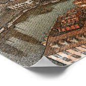 Zürich Zwitserland Panorama Uitzicht Poster (Hoek)