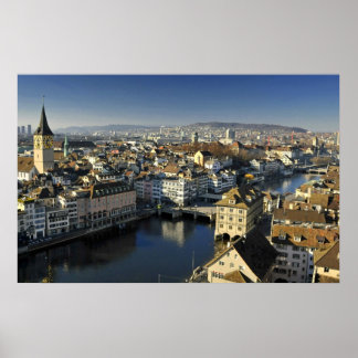 Zürich, Zwitserland Poster