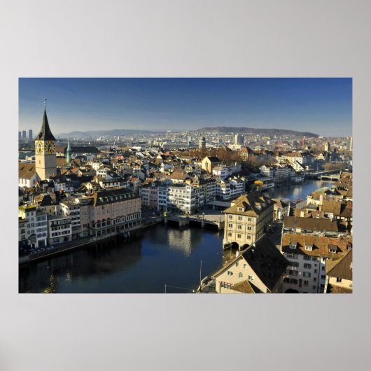 Zürich, Zwitserland Poster (Voorkant)