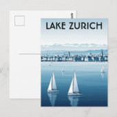Zürich Zwitserland Reizen Briefkaart (Voorkant / Achterkant)