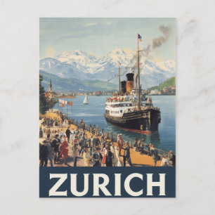  Zürich Zwitserland Reizen Briefkaart