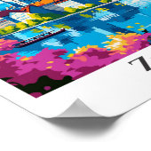 Zürich Zwitserland Reizen  Illustratie Poster (Hoek)