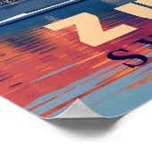 Zürich Zwitserland Reizen Poster (Hoek)