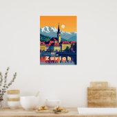 Zürich Zwitserland Reizen Poster (Keuken)