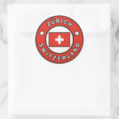 Zürich Zwitserland Ronde Sticker (Tas)