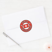 Zürich Zwitserland Ronde Sticker (Envelop)