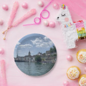 Zürich Zwitserland Schilderachtig papier Borden Papieren Bordje (Feest)