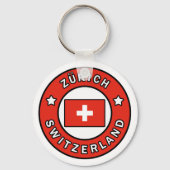 Zürich Zwitserland Sleutelhanger (Voorkant)