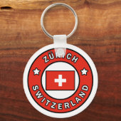 Zürich Zwitserland Sleutelhanger (Voorkant)