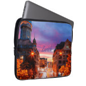 Zürich Zwitserland Sunset Laptop Sleeve (Voorkant Rechts)