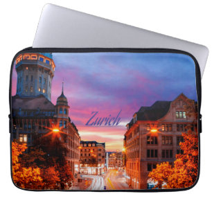 Zürich Zwitserland Sunset Laptop Sleeve