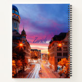Zürich Zwitserland Sunset Notitieboek (Achterkant)